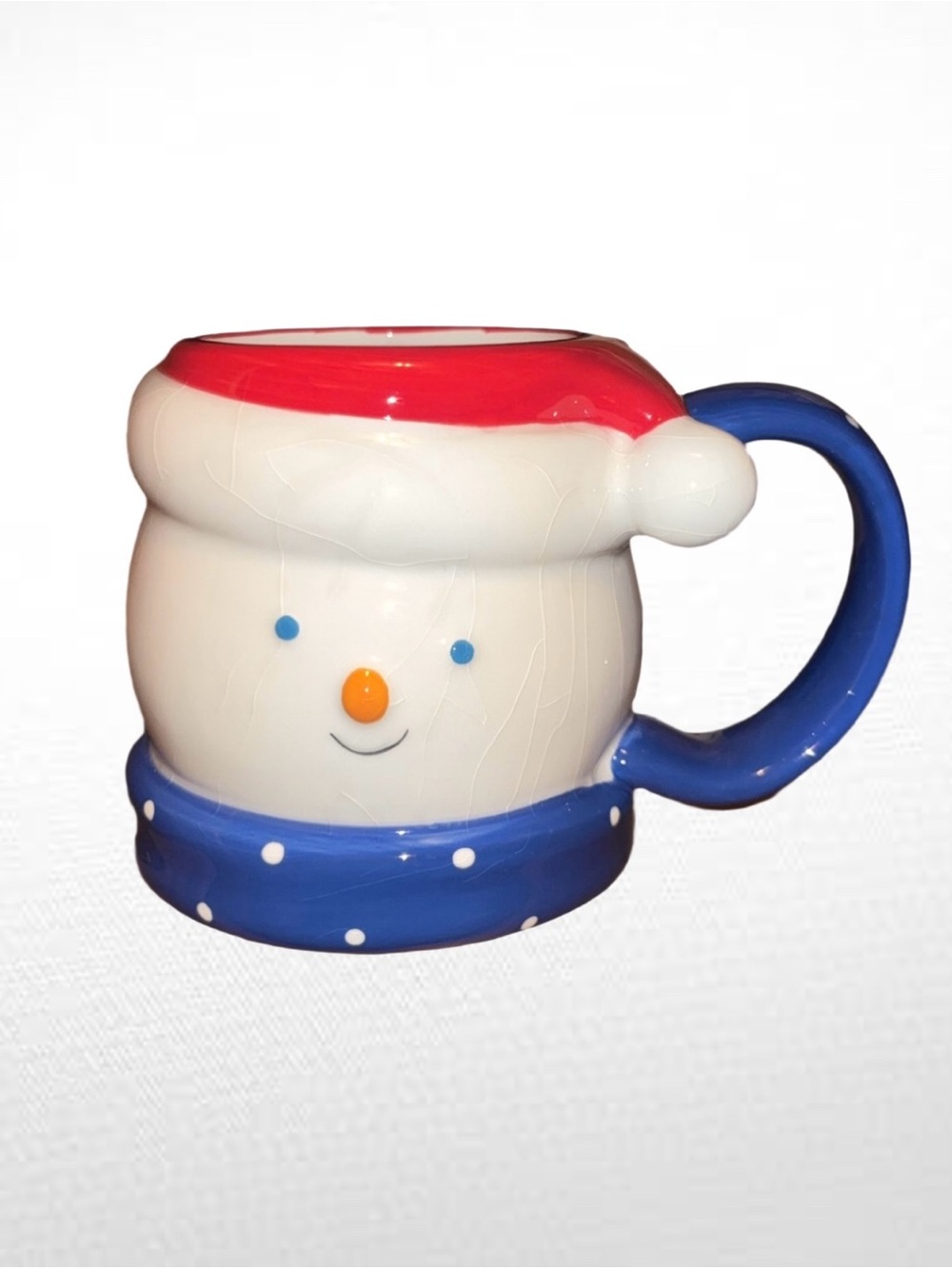 Y2K Target Ceramic Snowman Mug